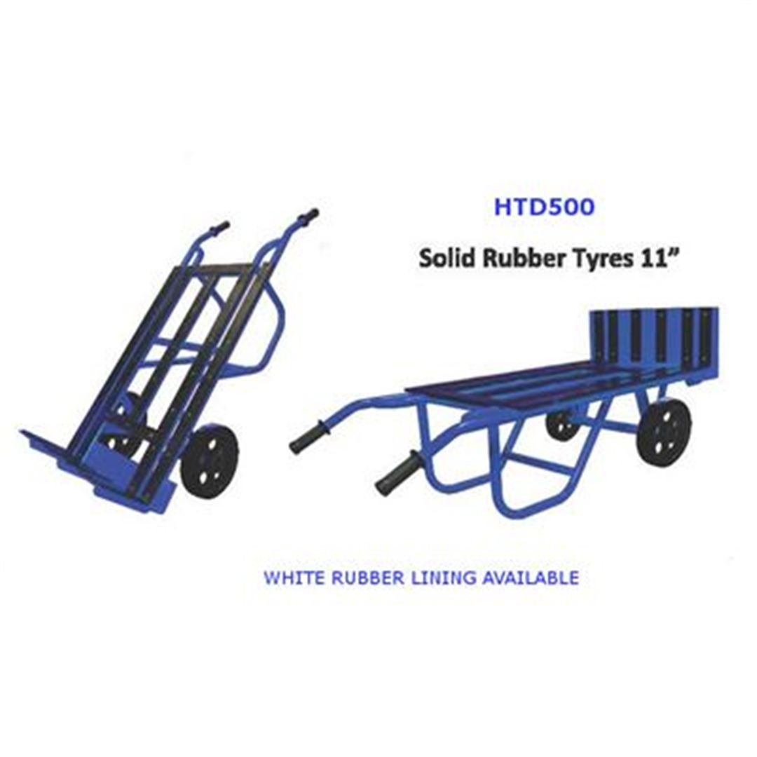 Hand Truck Dolly - White Rubber