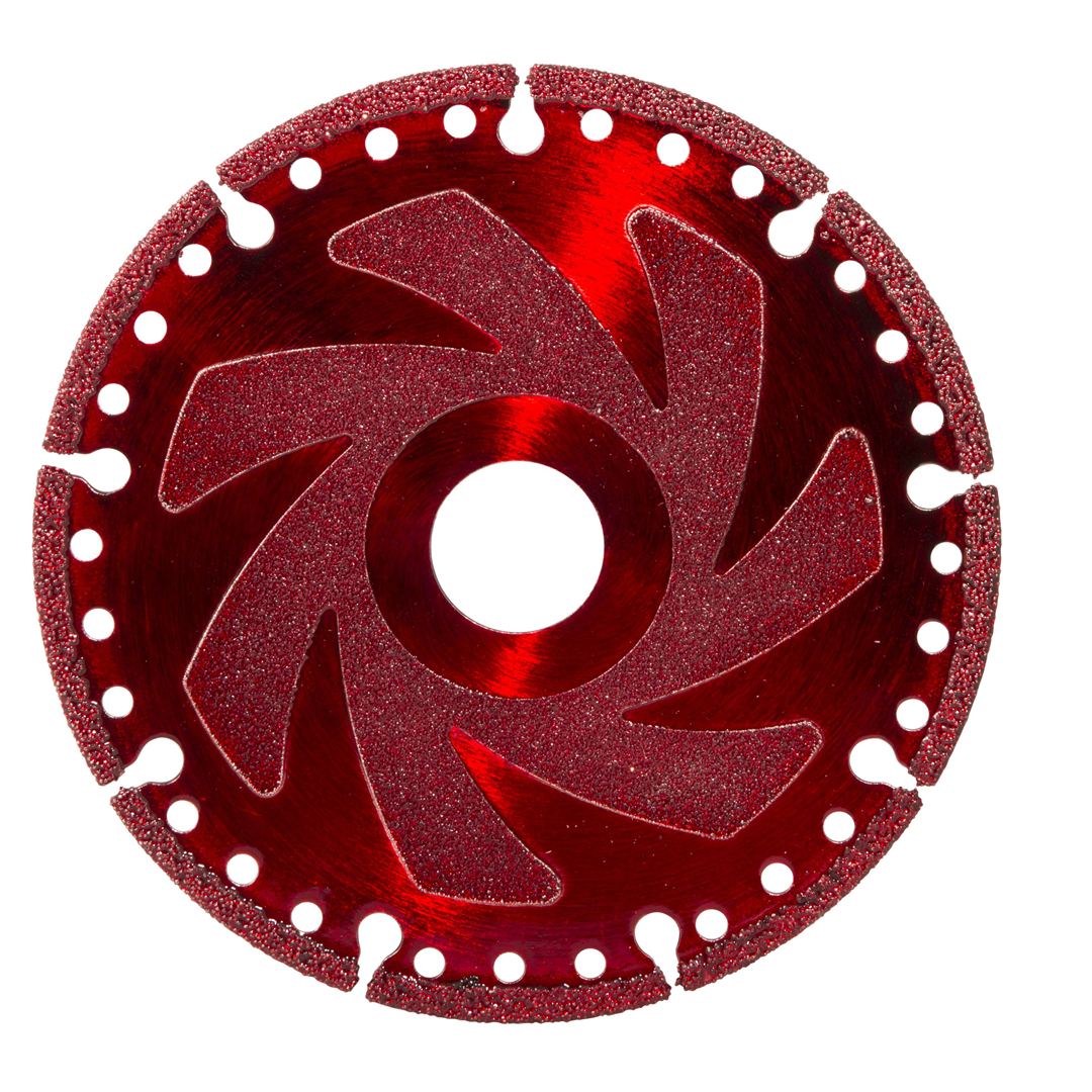 Vacuum Brazed Diamond Multi Function Blade 125mm (Red)