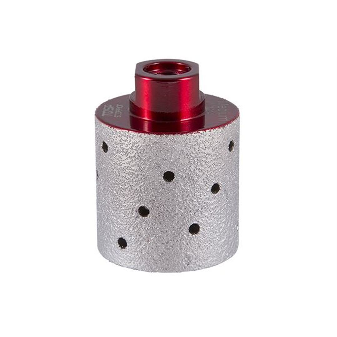 Vacuum Brazed Drum Wheel Medium 50mm M14 (Red)