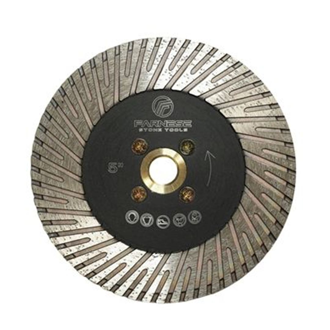 Farnese Galaxie Multi Blade w/flange 125mm M14