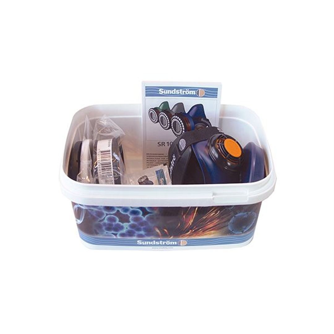 Sundstrom SR100 Half Mask Silica Dust Respirator Kit M/L